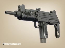 Machine Gun Vector