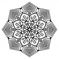 Mandala, outline