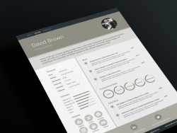 Material Resume Template