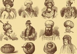 Men With Turbans Free Vector