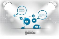 Modern business background design vector 11