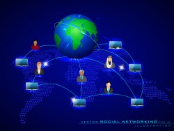 Network Technology background design