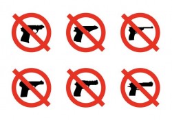 No Weapons Signs Free Vector