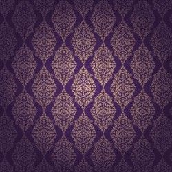 Ornamental pattern, purple background