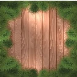 Pine wood decorative background vector pictures