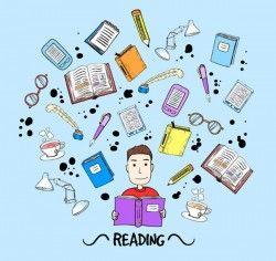 Read cartoon man vector pictures – vector and cartoon character