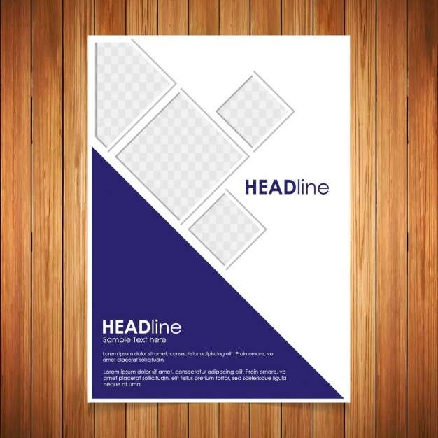 Simple brochure for business