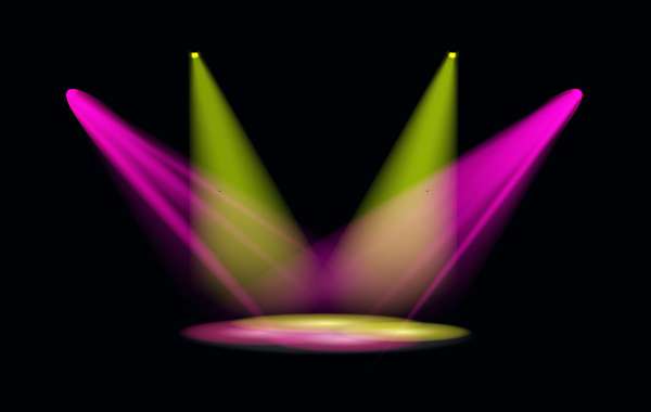 Stage light effect spotlight vector illustration 06