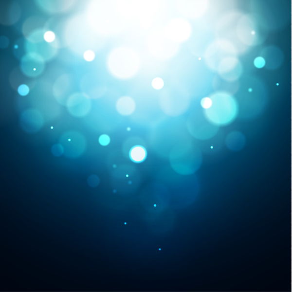 Sun light with bokeh background vector