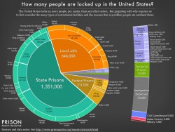 This Eye-Opening Prison Population Pie Chart Will Blow Your Mind | EverythingAboutDesign.com