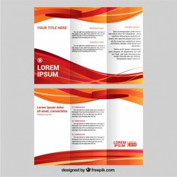 Trifold flyer template