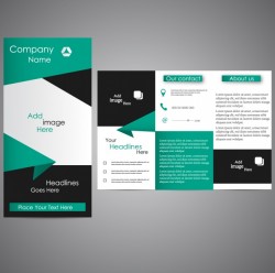 Trifold template design