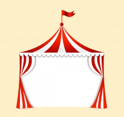 Troupe tent vector pictures