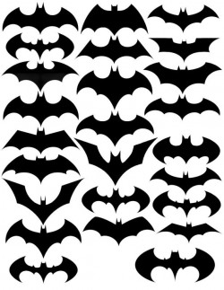 25 variations of the bat symbol | 22 Words