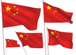 China Vector flag