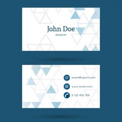 Vector triangle background card pictures