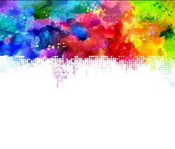 Watercolor grunge background design 09