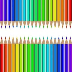 Welcome back to school backgrouns with colored pencils vector 02