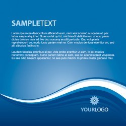 Blue Layout Vector