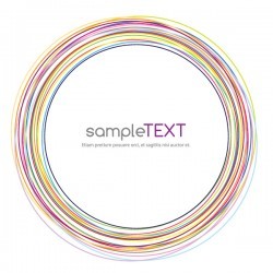 Circular Frame Vector