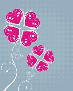 Flower Card Vector