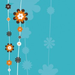 Flower Greeting Vector