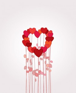 Flowers in Love Vector