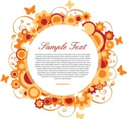 Flowery Balloon Vector