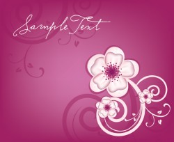 Flowery Design Vector