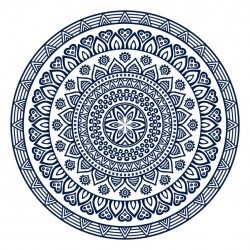 Mandala with petals