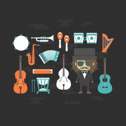Musical instruments collection