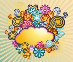 Playful Retro Design Vector