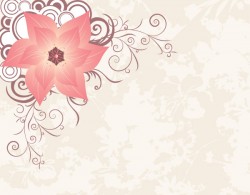 Stylish flowers Vector