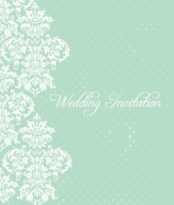 Wedding invitation Vector