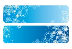 Winter Banners Vector