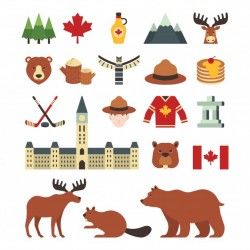A set of canada icons