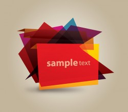 Abstract Banner Vector