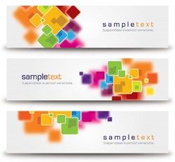 Abstract Minimalist Banners Vector