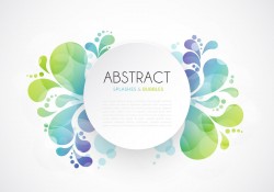 Abstract Splash Banner Design