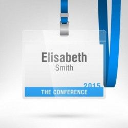 Access pass template vector material 04