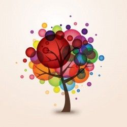 Balloon Tree Vector
