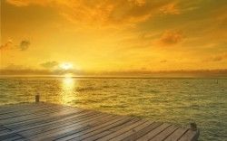 Beach Sunrise Horizon Wallpapers