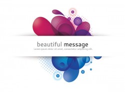 Beautiful Message Vector