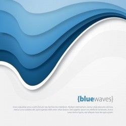 Blue Waves Vector