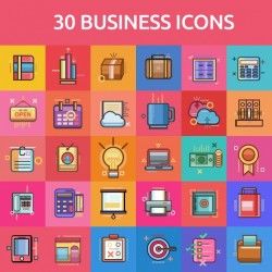 Business icons collection