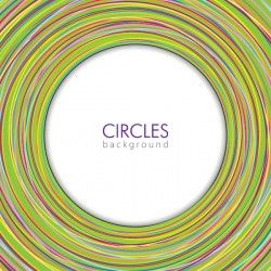 Circles Background Vector