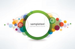 Circling Vector Graphic