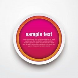Colorful Button Vector