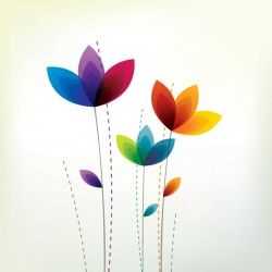 Colorful Flowers Vector