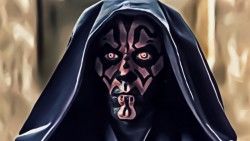 Star wars, Darth maul, Art, Face laptop 1366×768 HD Background